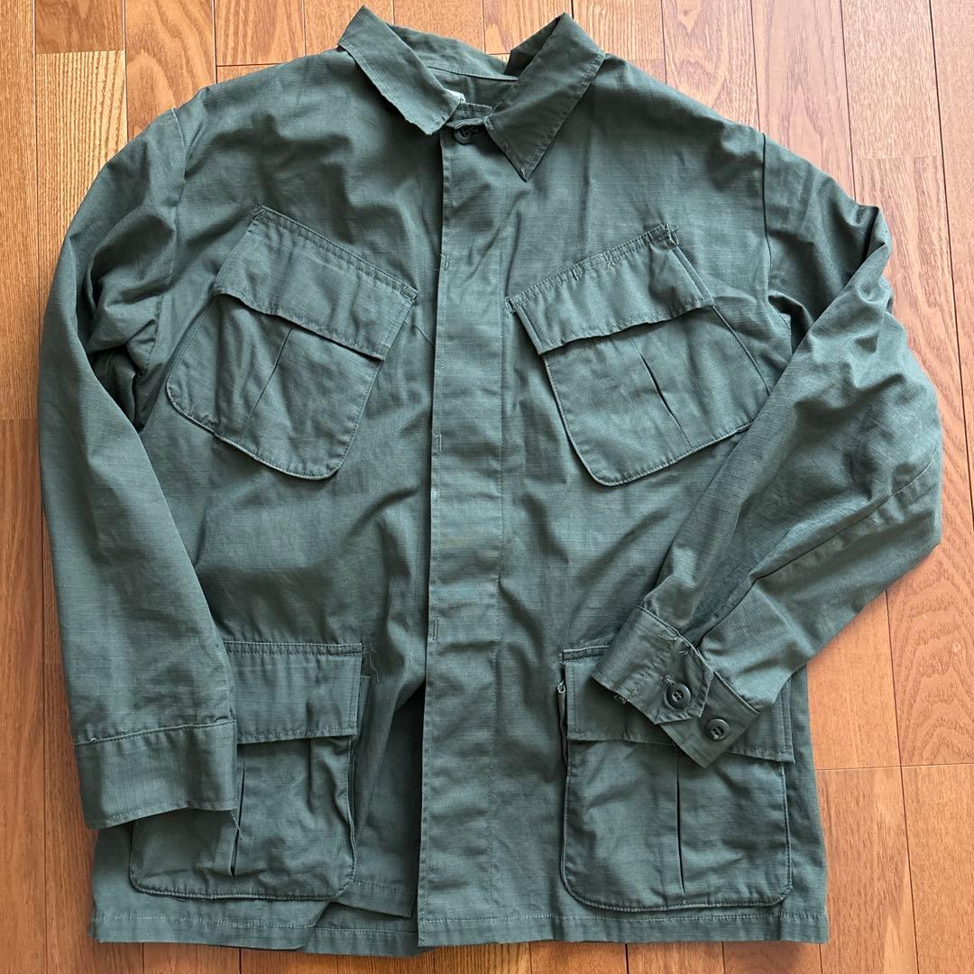 アメリカ軍 ジャングルファティーグジャケット5th リップストップ M/S