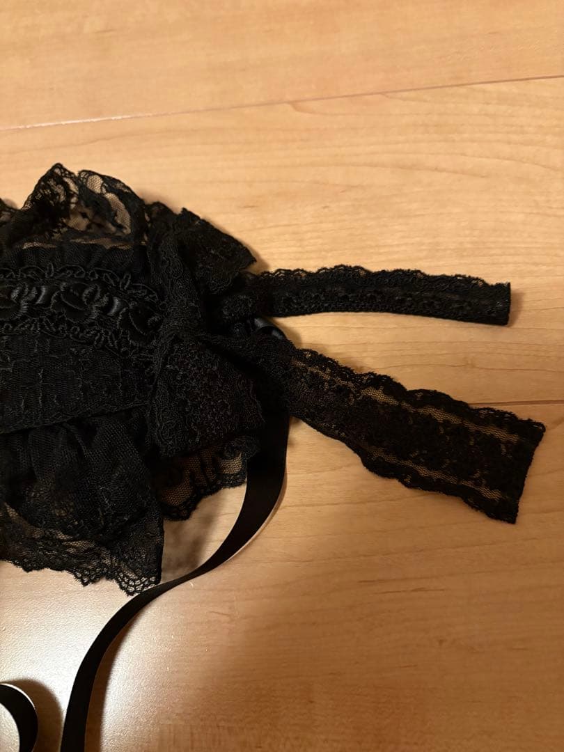 モワメームモワティエ　黒ヘッドドレス