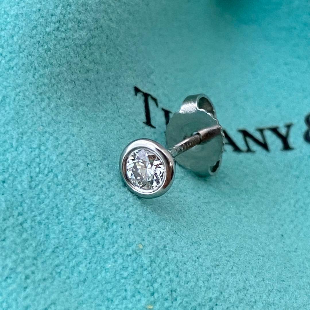 ティファニー Pt950 バイザヤードピアス 約4.8mm 片方のみ プラチナ