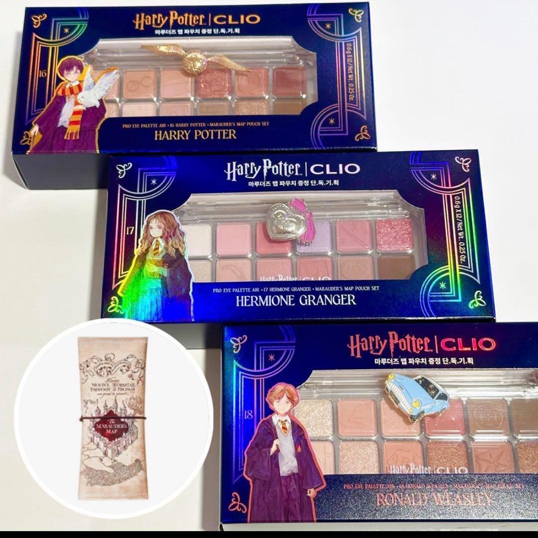 韓国限定　CLIO ハリーポッター　コラボ　アイシャドウ　プロアイパレットエア