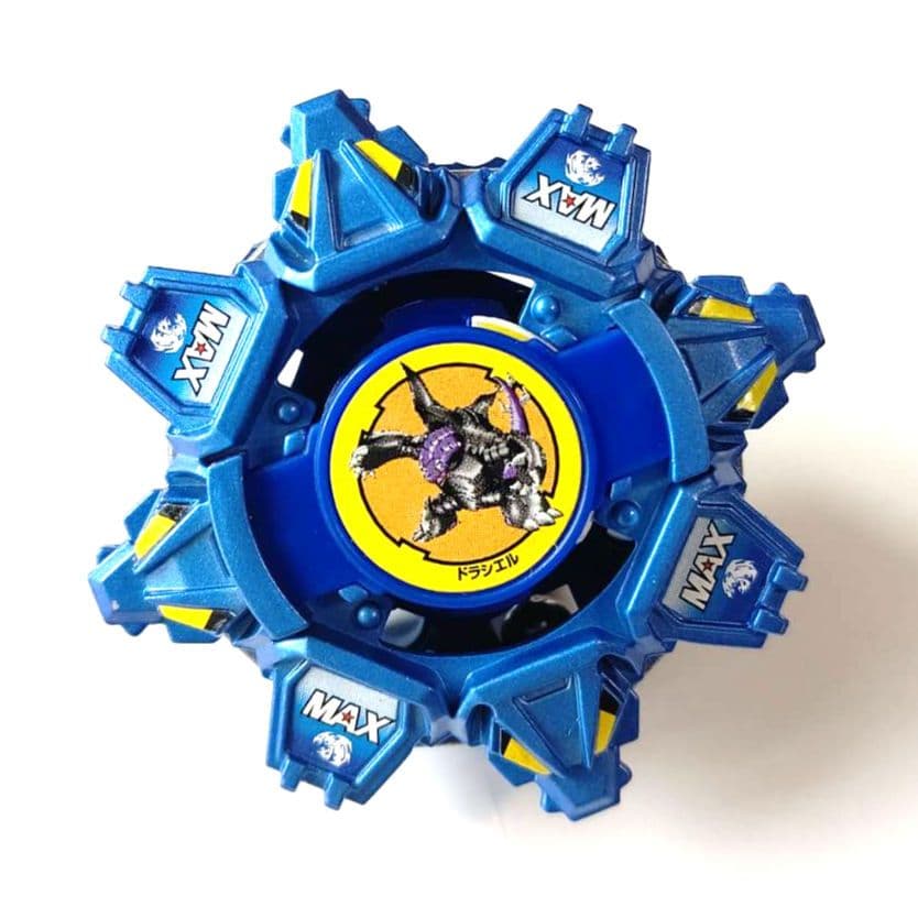 ベイブレード　ドラシェルF　ブルーメタルバージョン　小学館銀はがし当選品