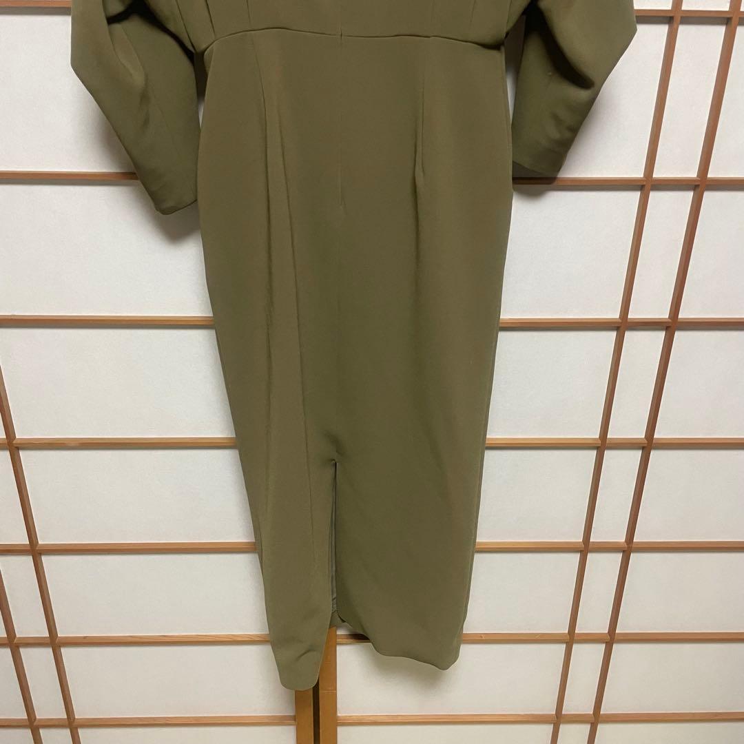 【最終価格】mame kurogouchi ドレス ワンピース カーキ