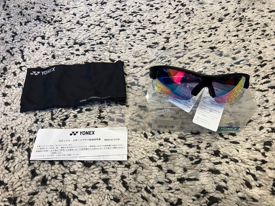 YONEX スポーツグラスULTRA マットブラック/ピンク