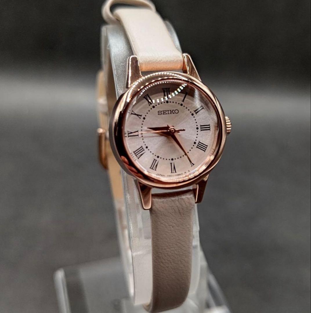 値下げ⭐︎美品SEIKO ナノユニバース⭐︎レザー腕時計