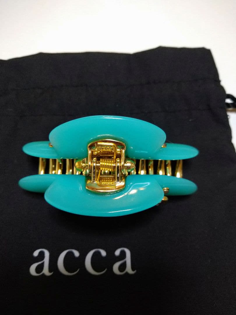 acca ターコイズ ヘアクリップ 中型