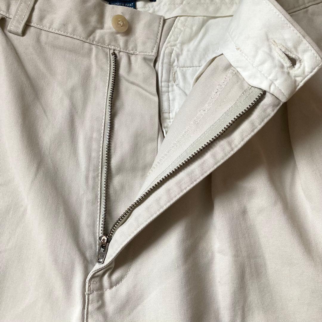 90s RalphLauren アンドリューパンツ ワイド ツータック ポロチノ