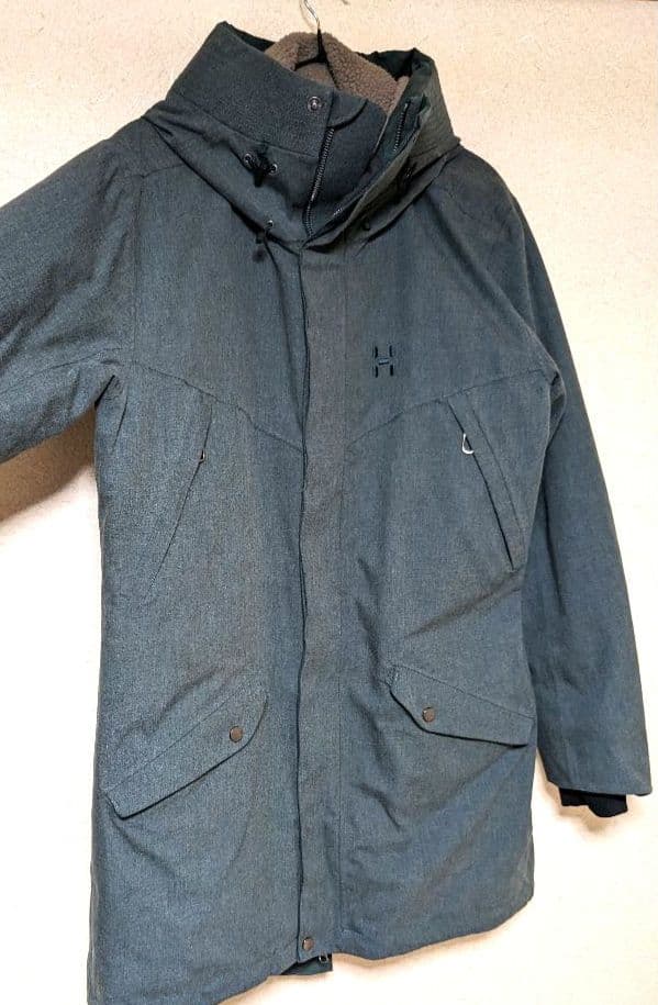 ホグロフス　ロングコート　HAGLOFS　コート　中綿　美品　モッズコート