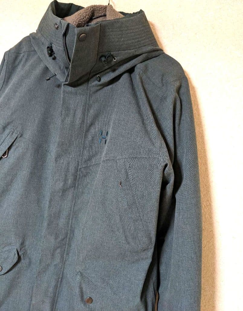 ホグロフス　ロングコート　HAGLOFS　コート　中綿　美品　モッズコート