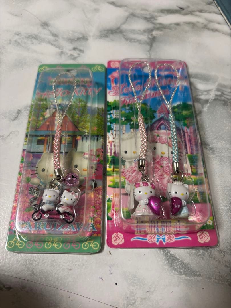 ハローキティ　信州限定　軽井沢ウエディング　キティ&ダニエル　自転車　2点セット