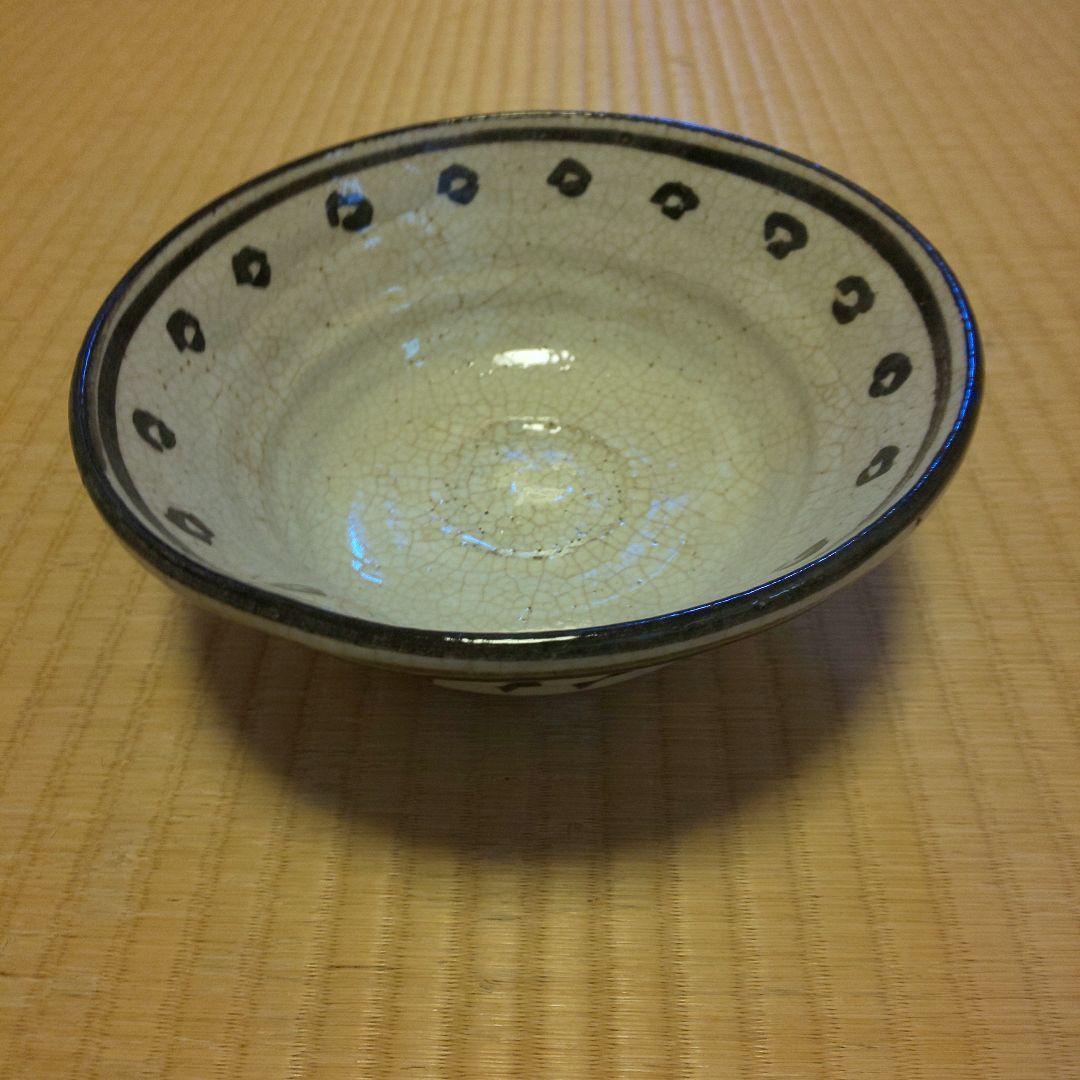 A 174 　一方堂 鐵釉 主菓子器 清水六兵衛