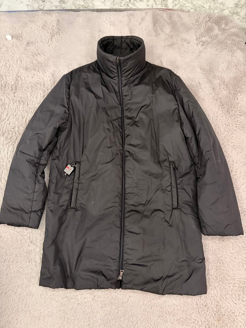 PRADA プラダ SGV294 パデットコート リネアロッサ 黒 50