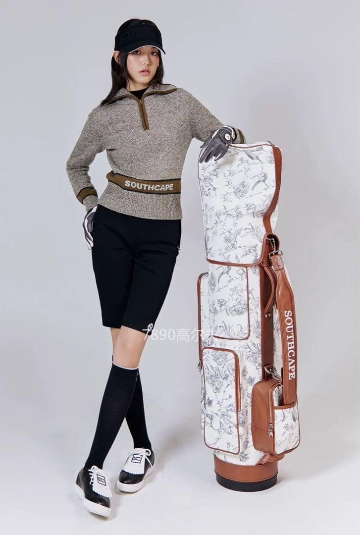 本日更に値下★サウスケープ　上品　レディース ゴルフセーター・グレー　M