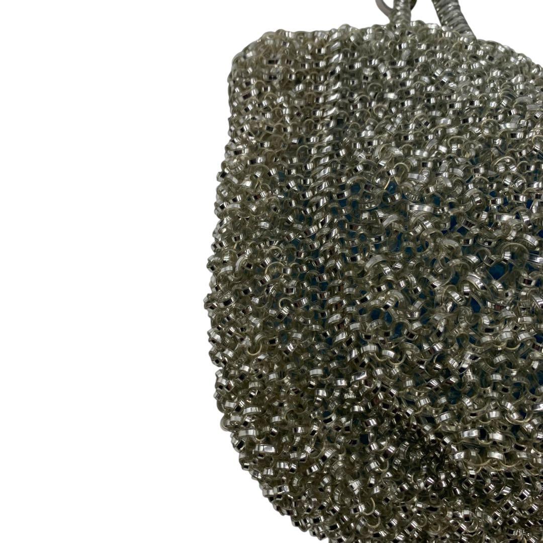 極美品！　アンテプリマ　ワイヤー　トートバッグ　シルバー