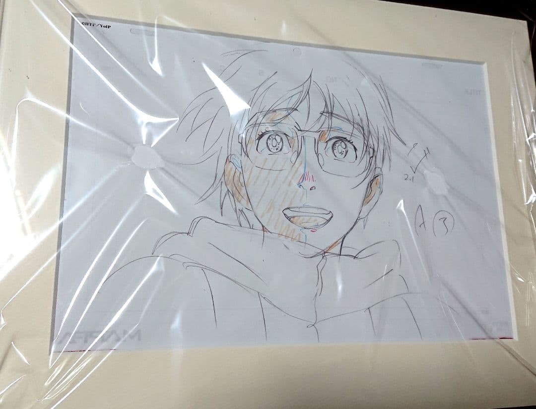 ユーリ!!! on ice 複製原画 2枚セット 勝生勇利 ヴィクトル