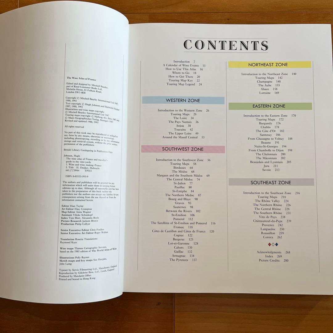 趣味・スポーツ・実用 The Wine Atlas FRANCE & travelers guide