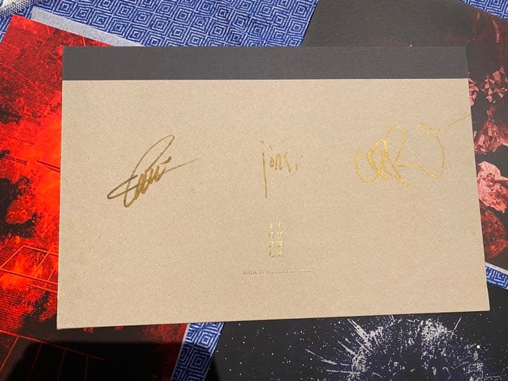 SIGUR ROS シガーロス　直筆サイン入りツアーパンフレット