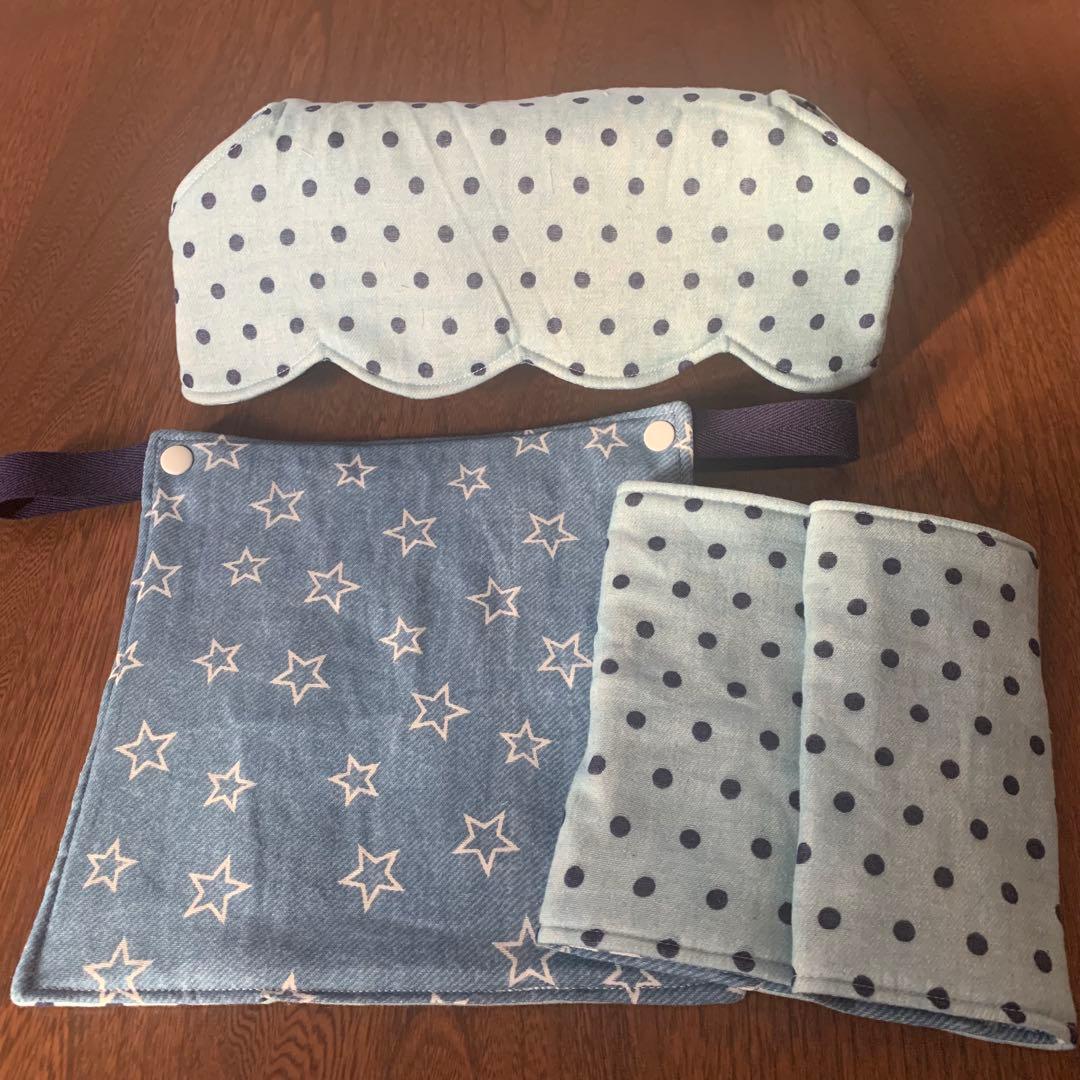 泉水様☆専用　エルゴオムニデラックス　抱っこ紐　よだれ首回り胸元カバー　デニム柄
