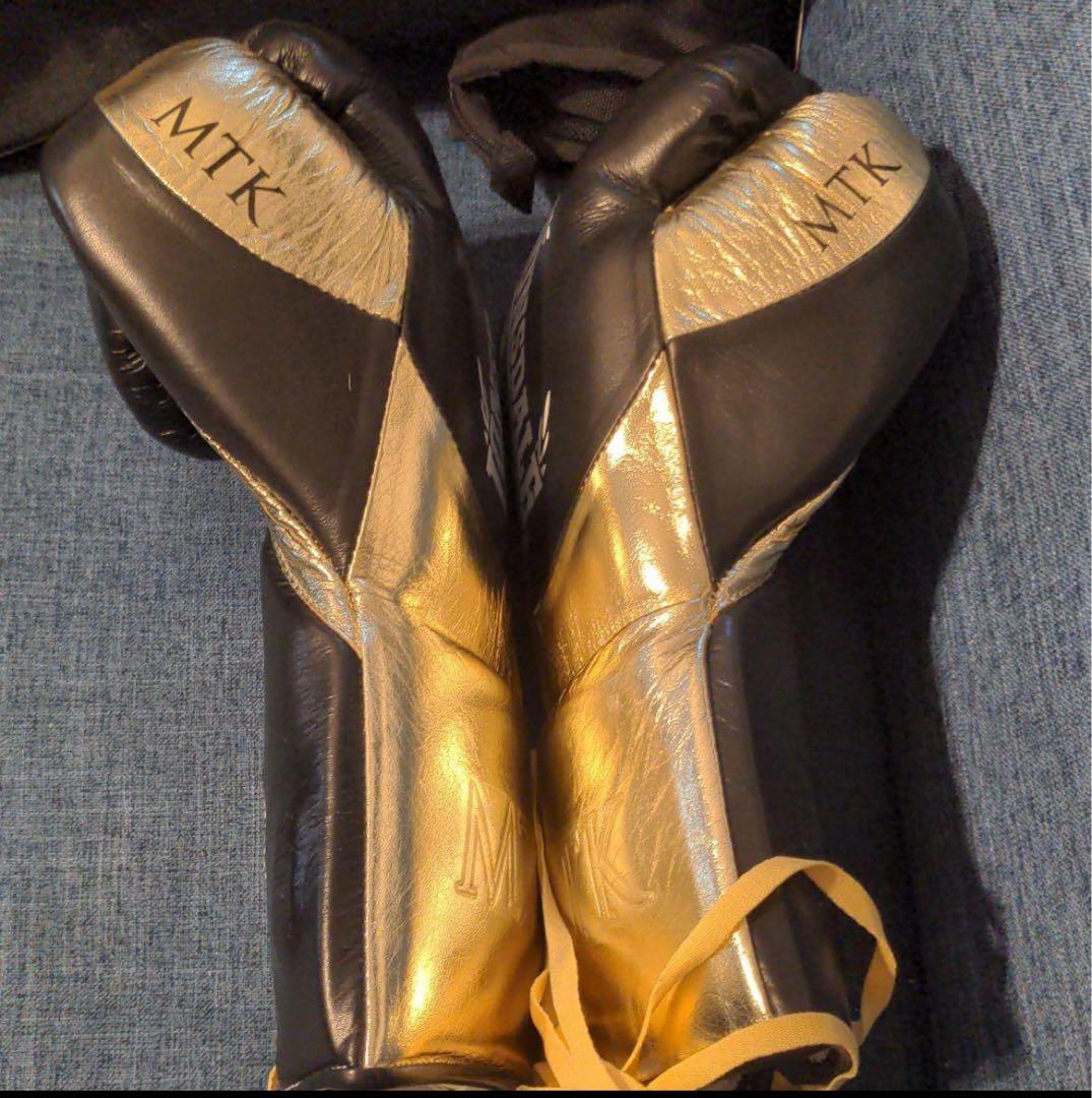 Lonsdale MTK ボクシンググローブ 10oz（黒/金）