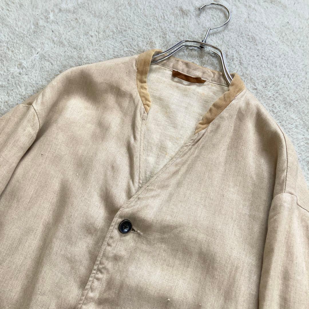 【希少・初期KAPITAL】キャピタル　カーディガンジャケット　リネン100%