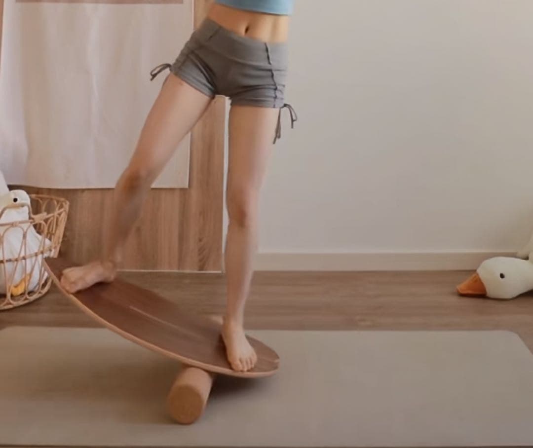 木製サーフボード型バランスボード