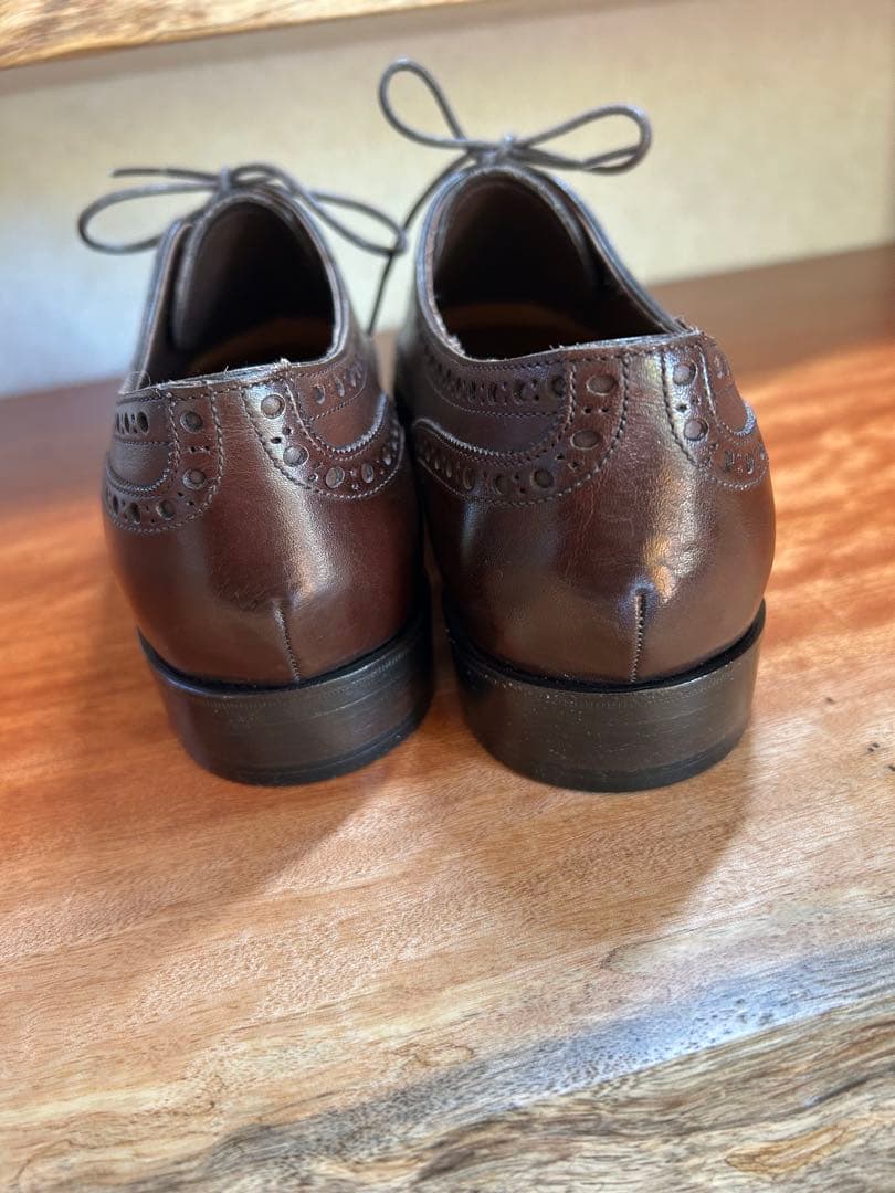 未使用品試着のみ　オリエンタルシューズ　ハンドソーントップグレード　UK7.5