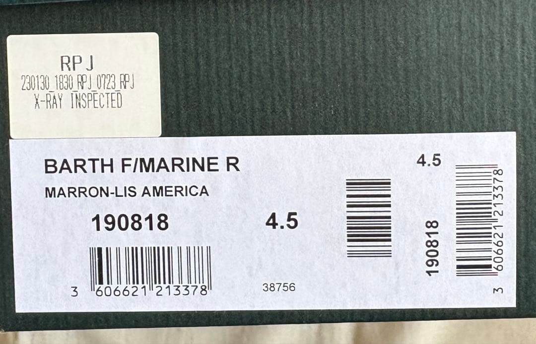 Paraboot Barth パラブーツ　バース　4.5(24㎝)