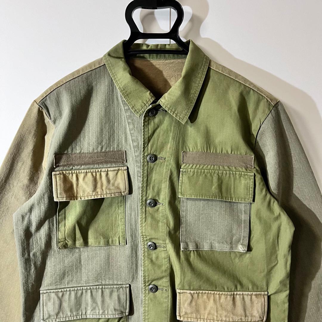 ジャケット・アウター 20AW UNIFORMEXPERIMENT FABRICMIX SHIRT 3