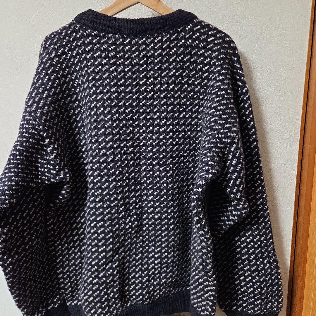 80s LLBean エルエルビーン バーズアイ ニット L 在原みゆ紀さん着
