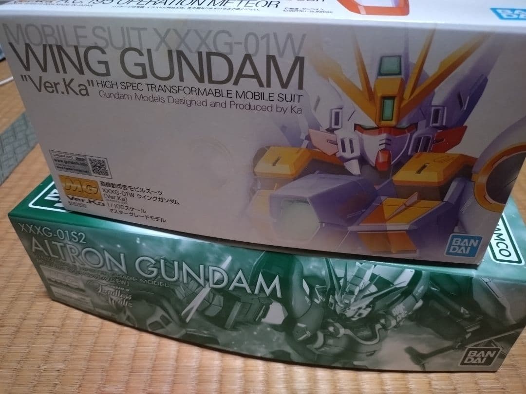 MGウイングガンダム Ver.Ka & アルトロンガンダム（ナタク） セット