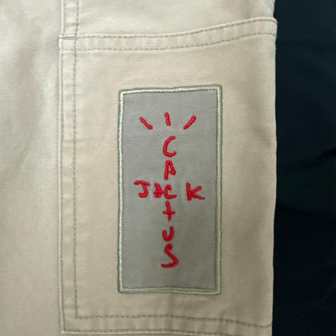 トラヴィススコット×エアジョーダン ベージュ パンツ Lサイズ
