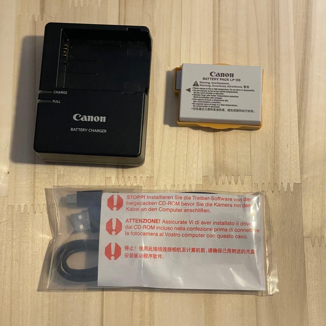 Canon eos kiss x7i ボディ、レンズ、カメラバッグ