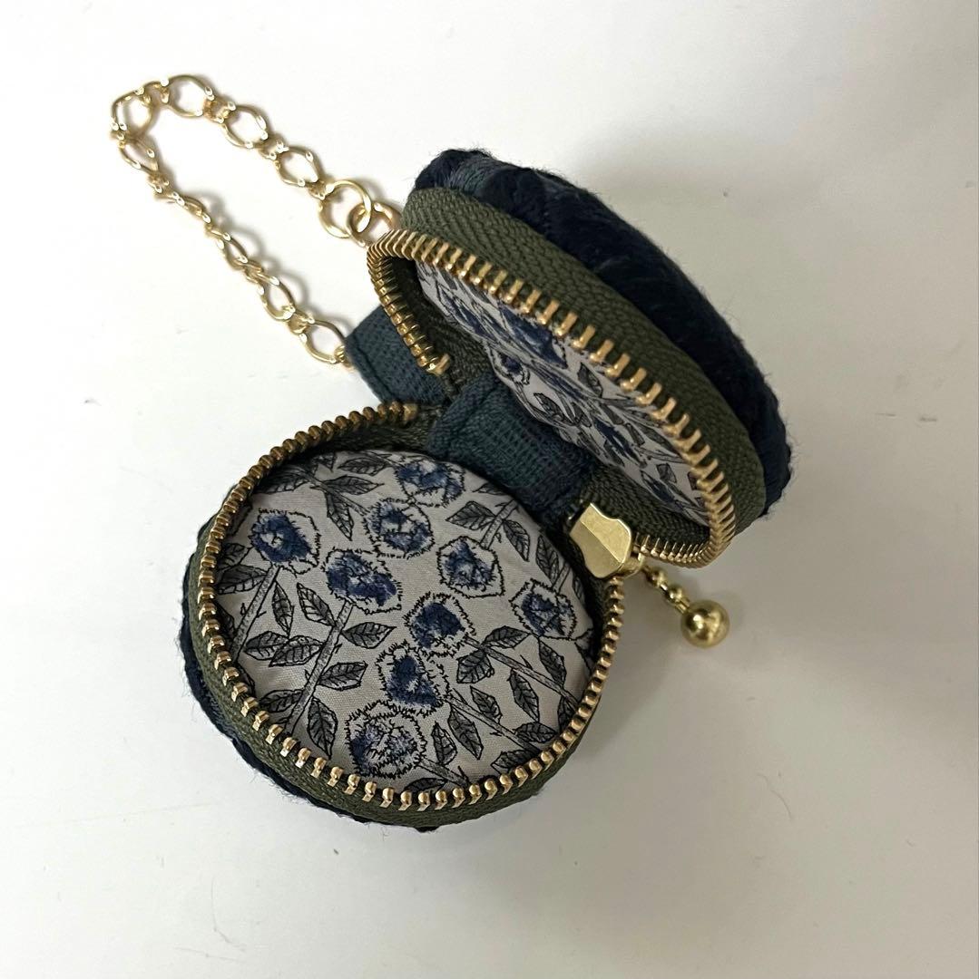 ミナペルホネン　ハンドメイド　マチ付きトートバッグ