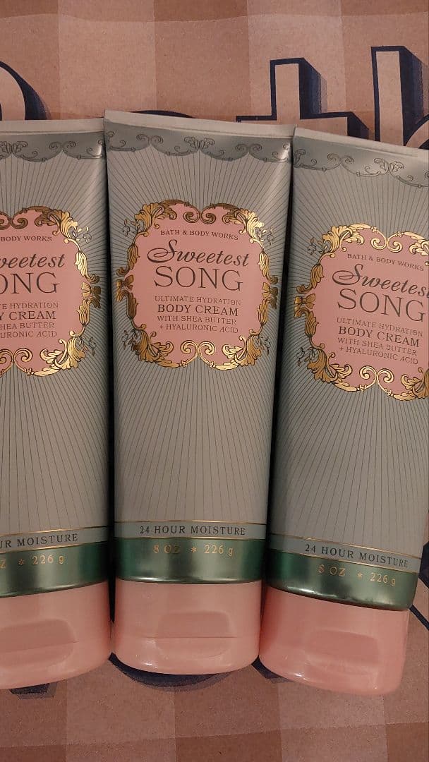 Sweetest Song ボディクリーム 3本ボディウォッシュ2本セット