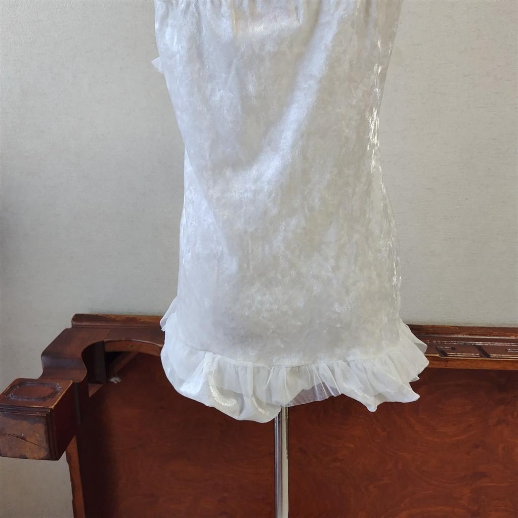 TRALALA　ビッグリボン　姫ギャル　編み上げ　ベロア　キャミソール