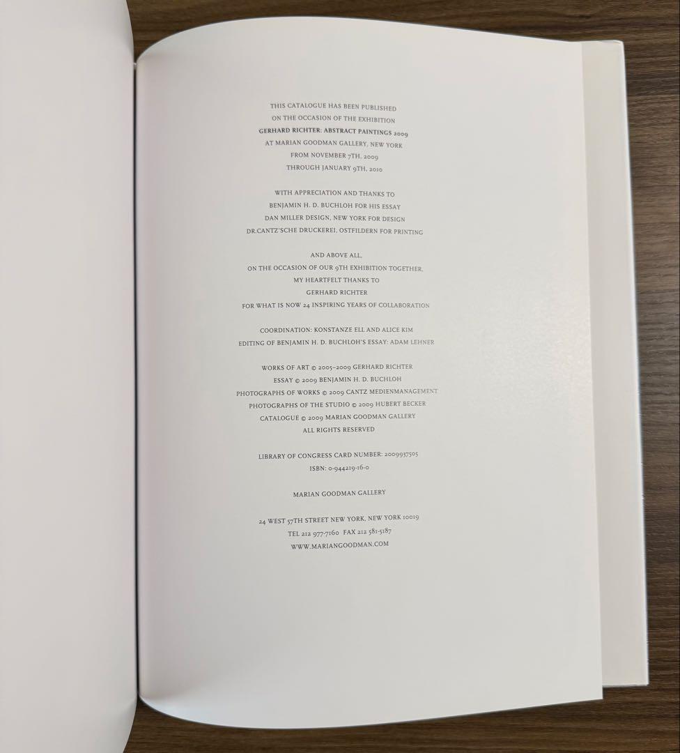 ゲルハルト・リヒター ABSTRACT PAINTINGS 2009