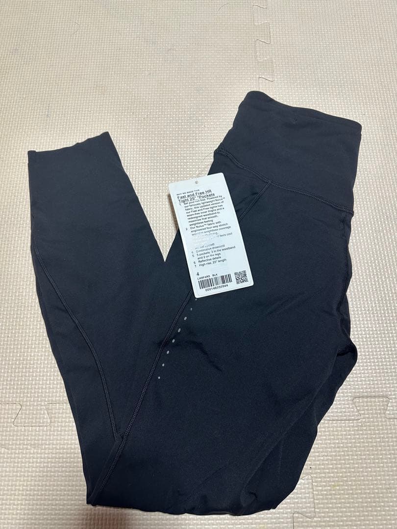 Lululemon ブラック レギンス サイズ4