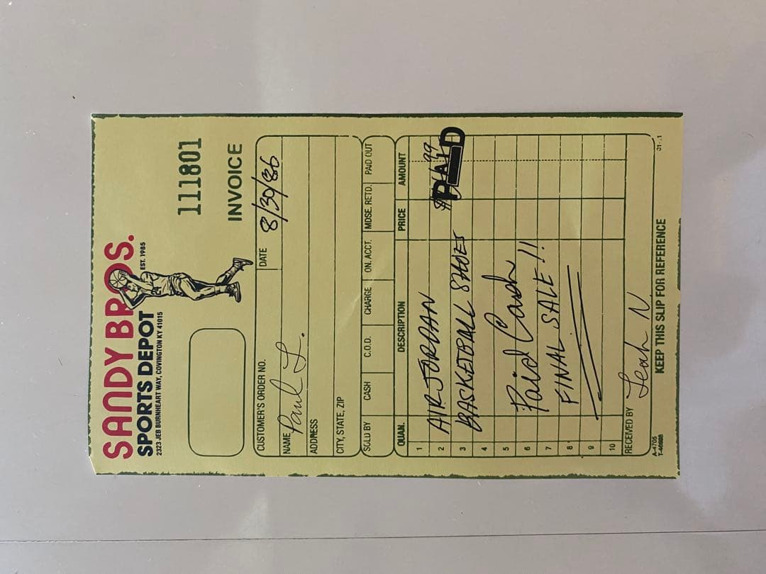 スニーカー NIKE AIR JORDAN 1 4Y