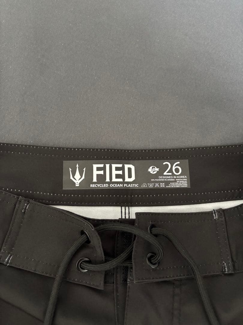 【未使用】FIED サーフパンツ GOLDCHAIN BLACK サイズ26