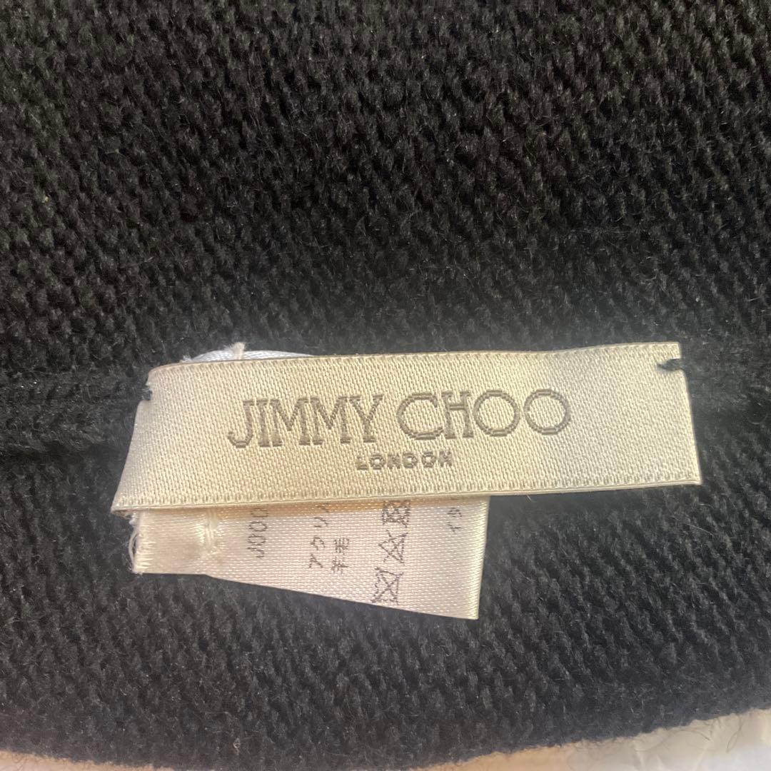 JIMMY CHOO ブラックニット帽