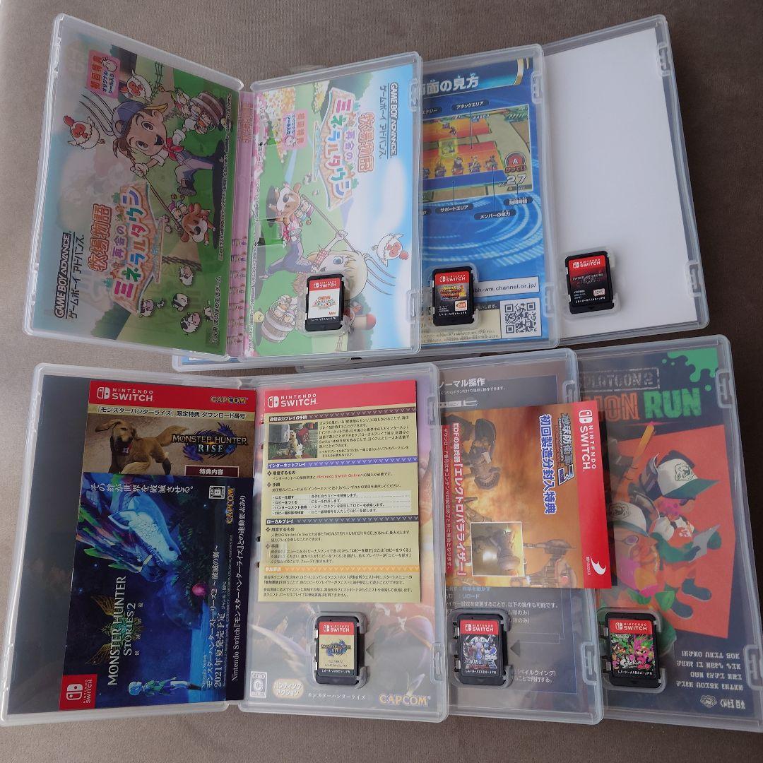 【送料込】モンハン スプラトゥーン ドラゴンボール 他3本 Switch ソフト