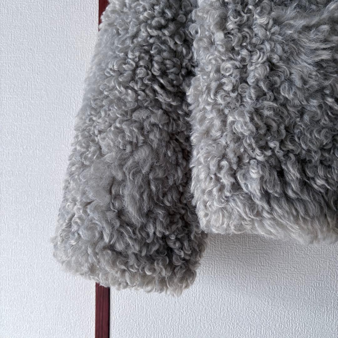 未使用品ノーカラー ボアショートコートFD24W367 Fano Studios