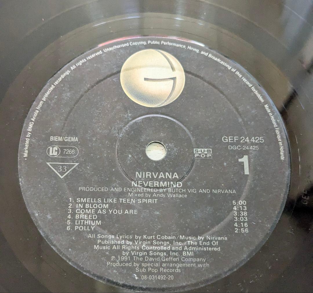 洋楽 NIRVANA/ NEVERMIND