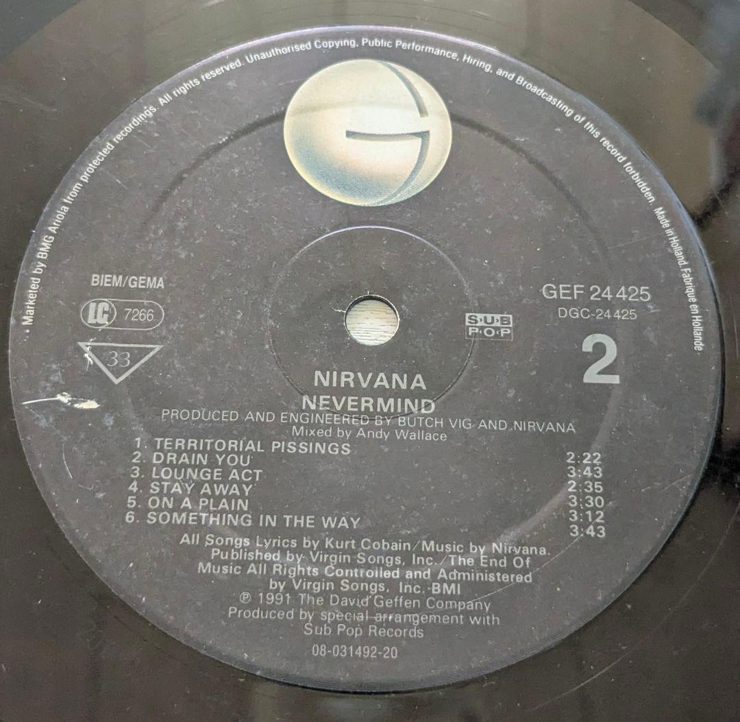 洋楽 NIRVANA/ NEVERMIND