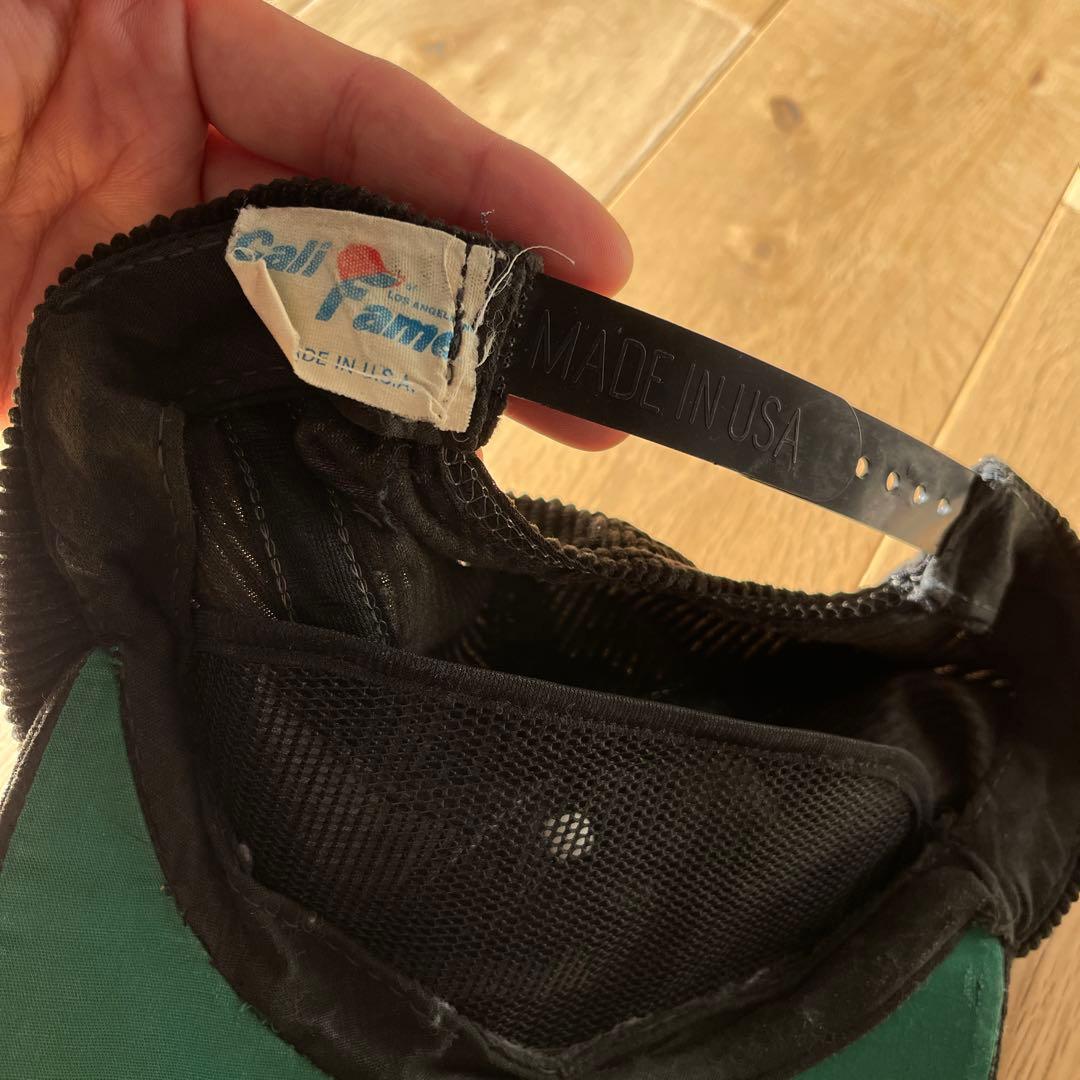 90sアップル コーデュロイキャップ USA製