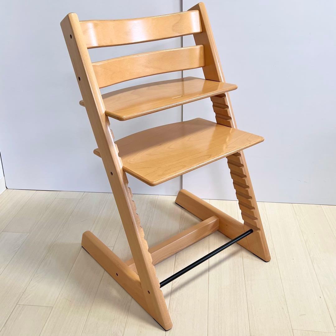 ★美品★ストッケ トリップトラップ STOKKE ナチュラル ベビーセット付き