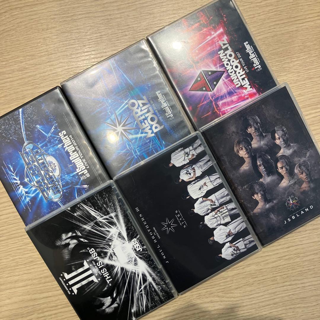 【26012308】 J SOUL BROTHERS DVD 6個セット JSB