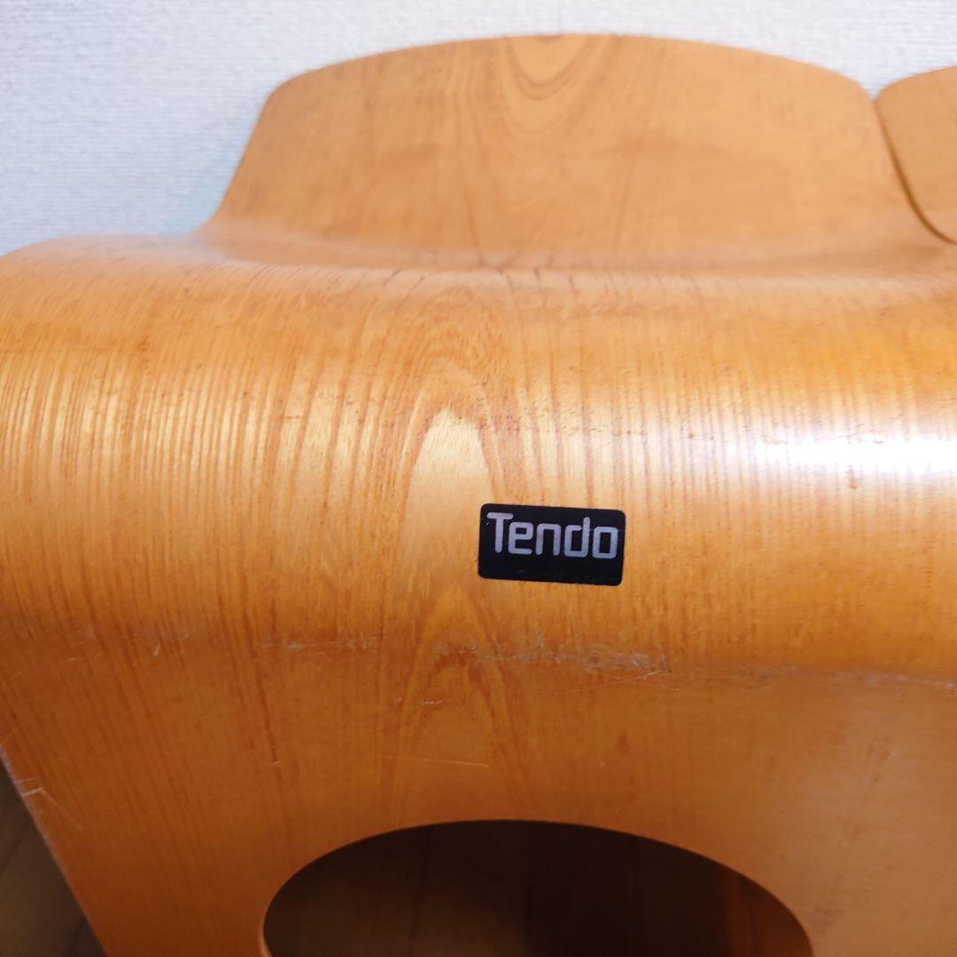 天童木工 Tendo 木製 座椅子 4脚 和室 旅館　②