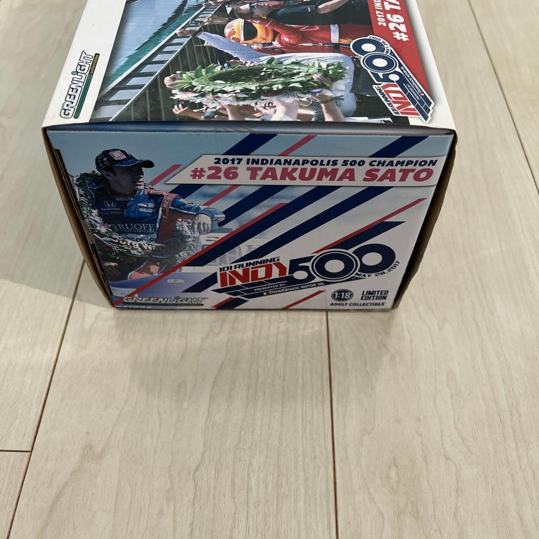 新品　#26 TAKUMA SATO 2017 INDIANAPOLIS 500