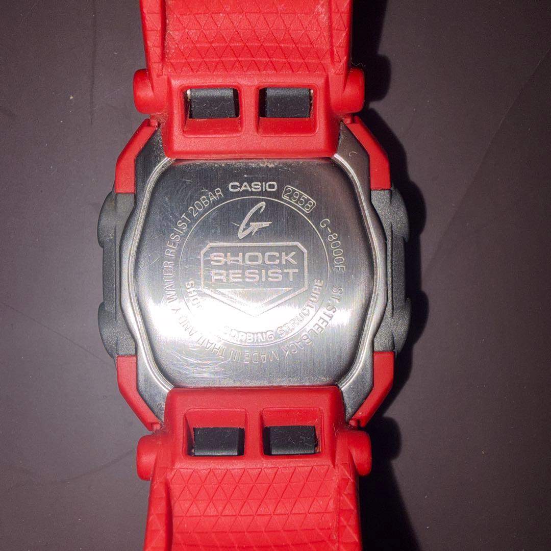 CASIO G-SHOCK レッド G-8000F 腕時計 スナイパー