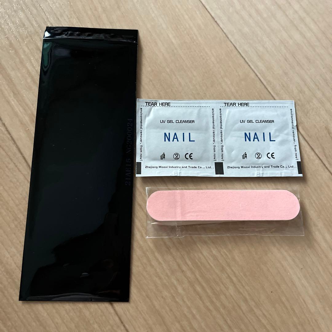 AILLSA公式 ジェルネイルシール 20枚 ネイルシール 白桃ソーダ